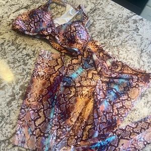 Lick Fit Snake Print Set